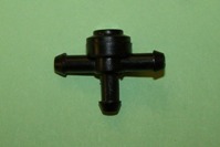 Windcreen Washer Accessories: T-piece, In-Line Valve, nylon, suits 3/16